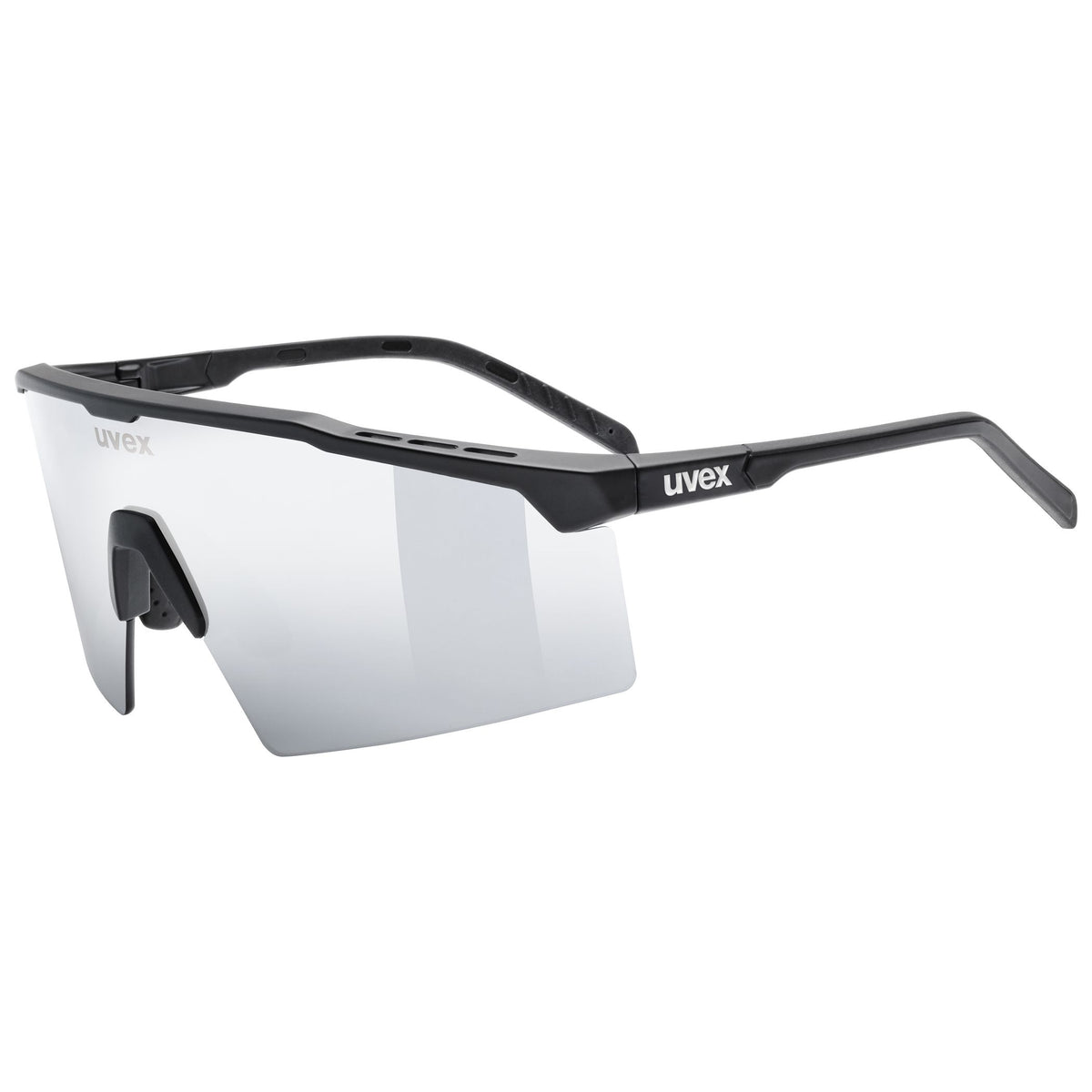 uvex Flowline Black Matt / Mir.Silver