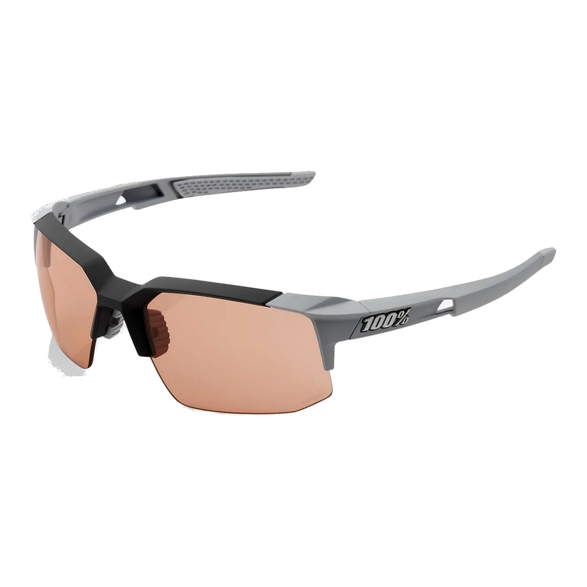 Speedcoupe Eyewear Soft Tact Stone Grey - HiPER Coral Lens