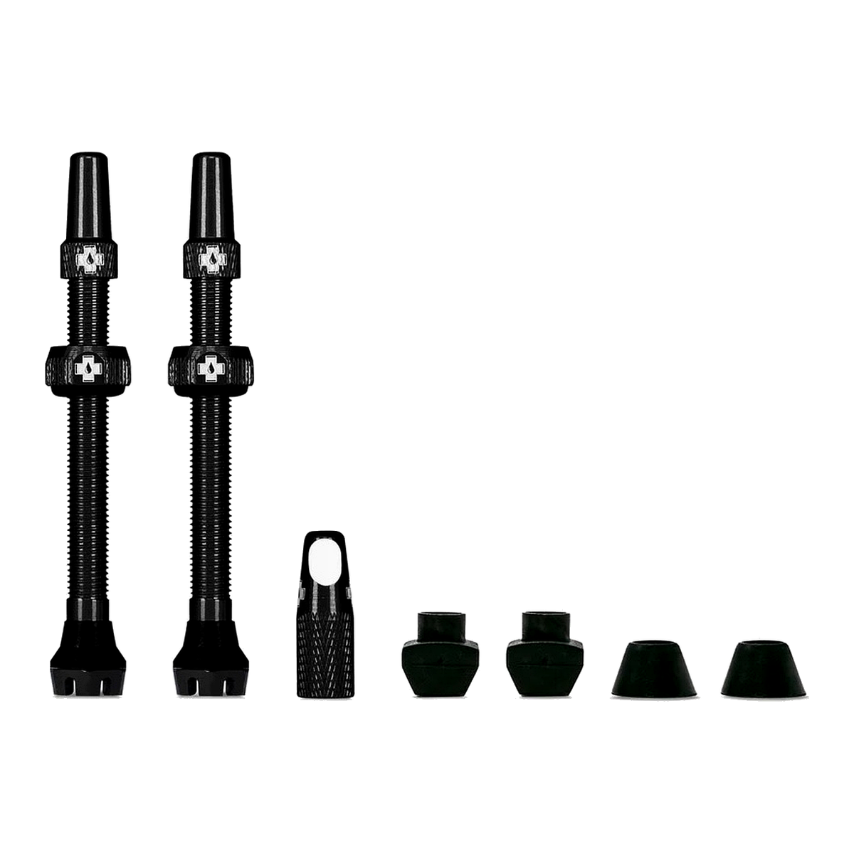 MUC-OFF All-New Tubeless Valves-Black-60 mm
