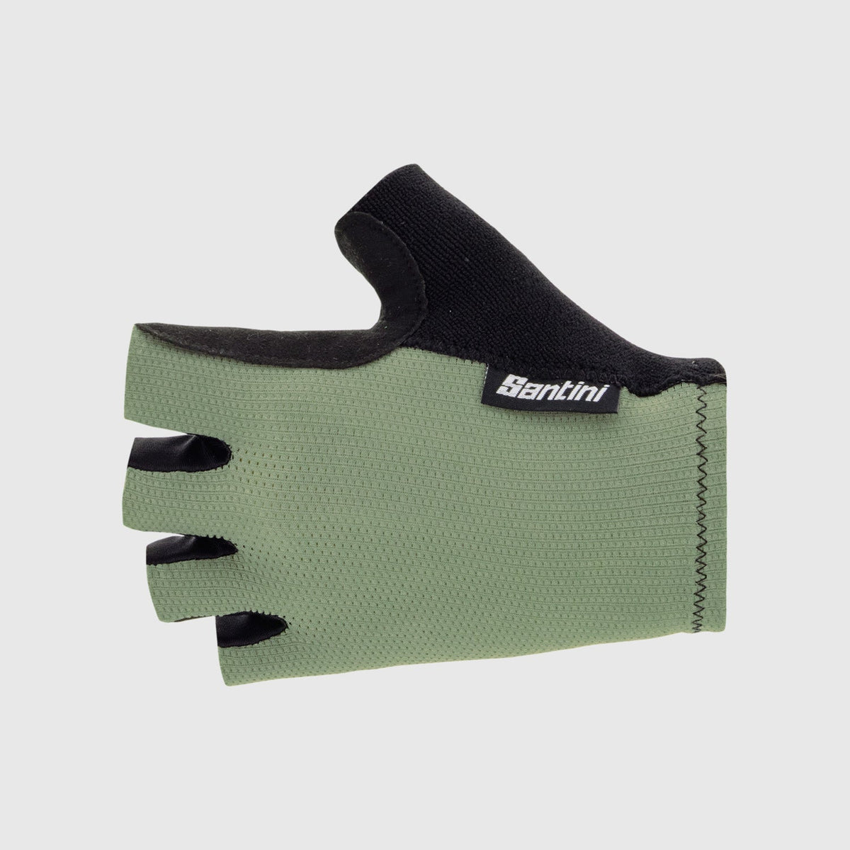 Santini Brisk Mesh Cycling Gloves Green