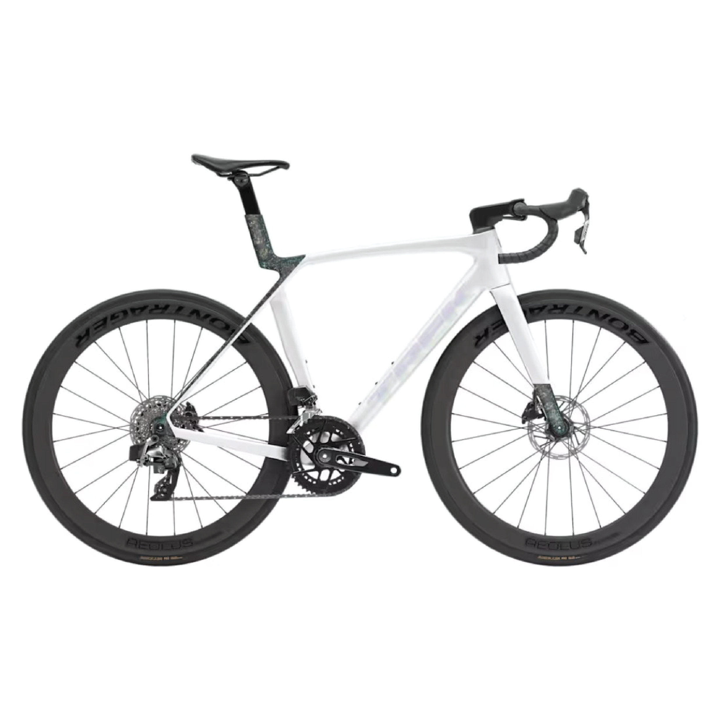 MADONE SL 6 AXS GEN 8, GLOSS CRYSTAL WHITE/MATTE DEEP SMOKE, ML