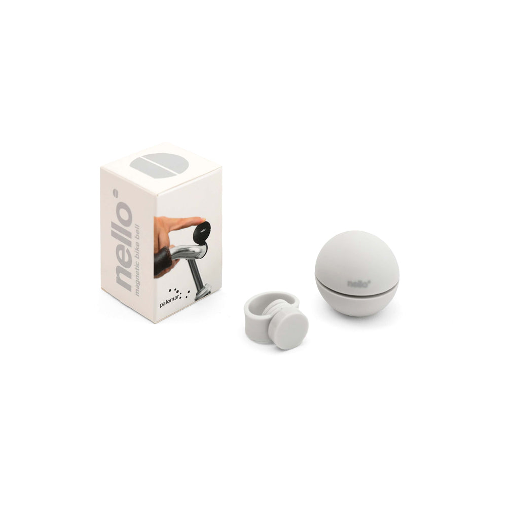 NELLO MAGNETIC BIKE BELL WHITE