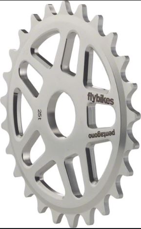 PENTAGONO SPROCKET 25T POLISHED