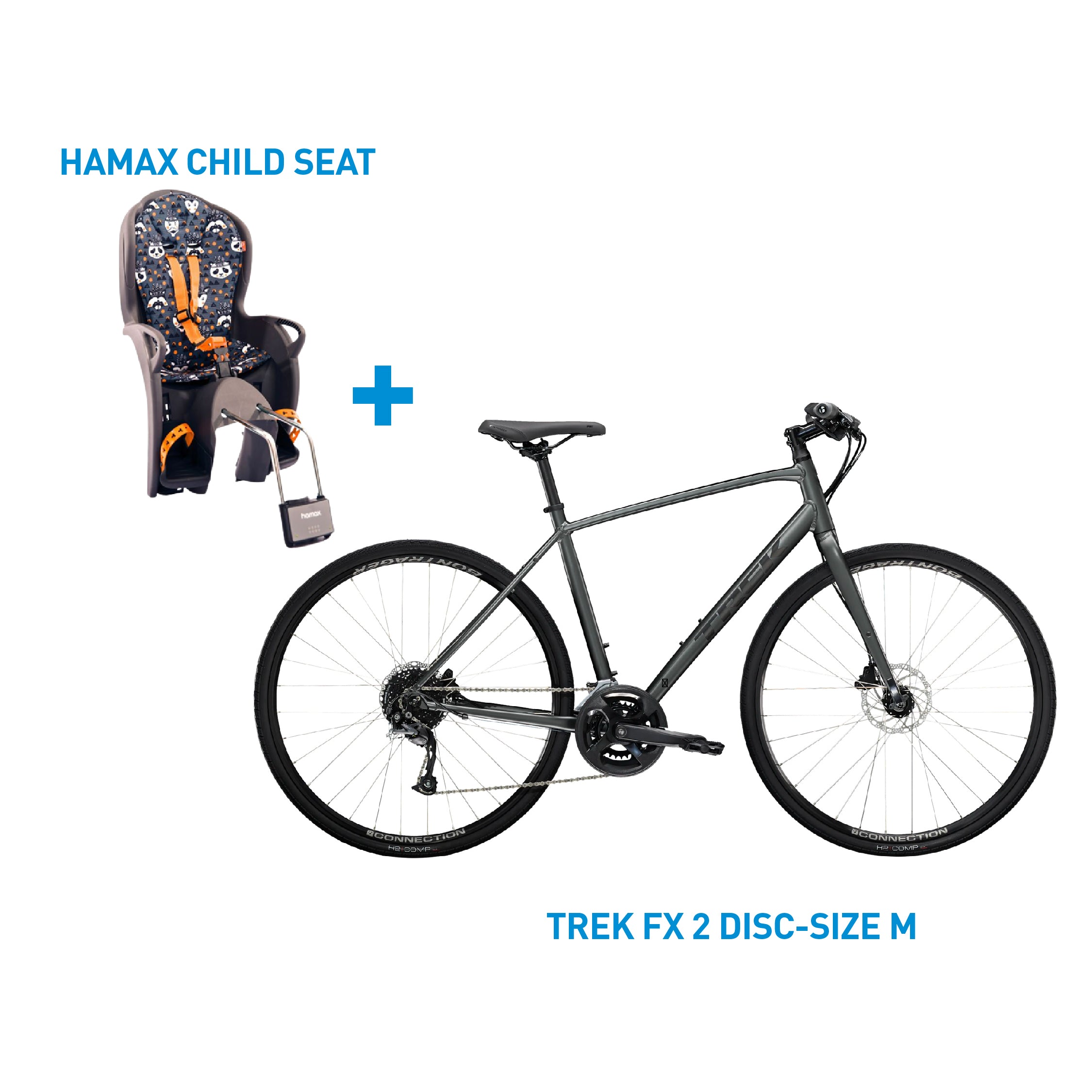 FX 2 BIKE  SIZE M + HAMAX CHILD SEAT