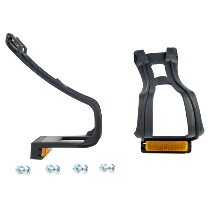 PEDAL PART WELLGO MT11 RESIN TOE CLIP X-LARGE BLACK