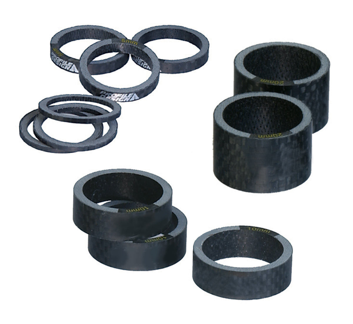 CARBON HEADSET SPACERS 1