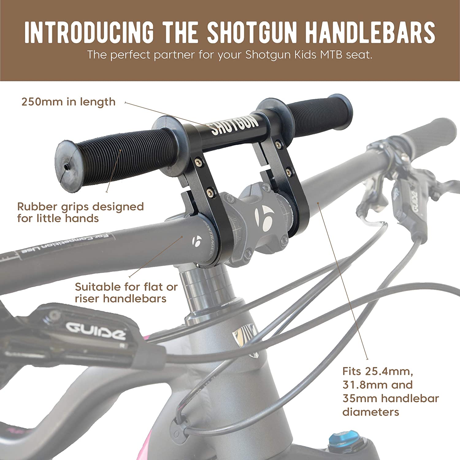 SHOTGUN KIDS SEAT HANDLEBAR