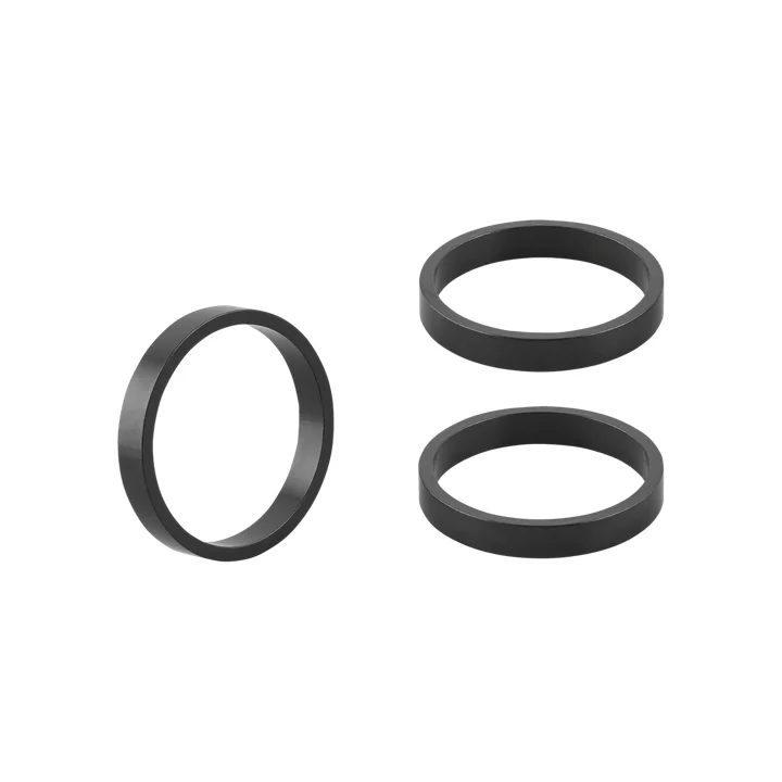SPACER BONTRAGER HS 1-1/8 5MM BLACK 3PK