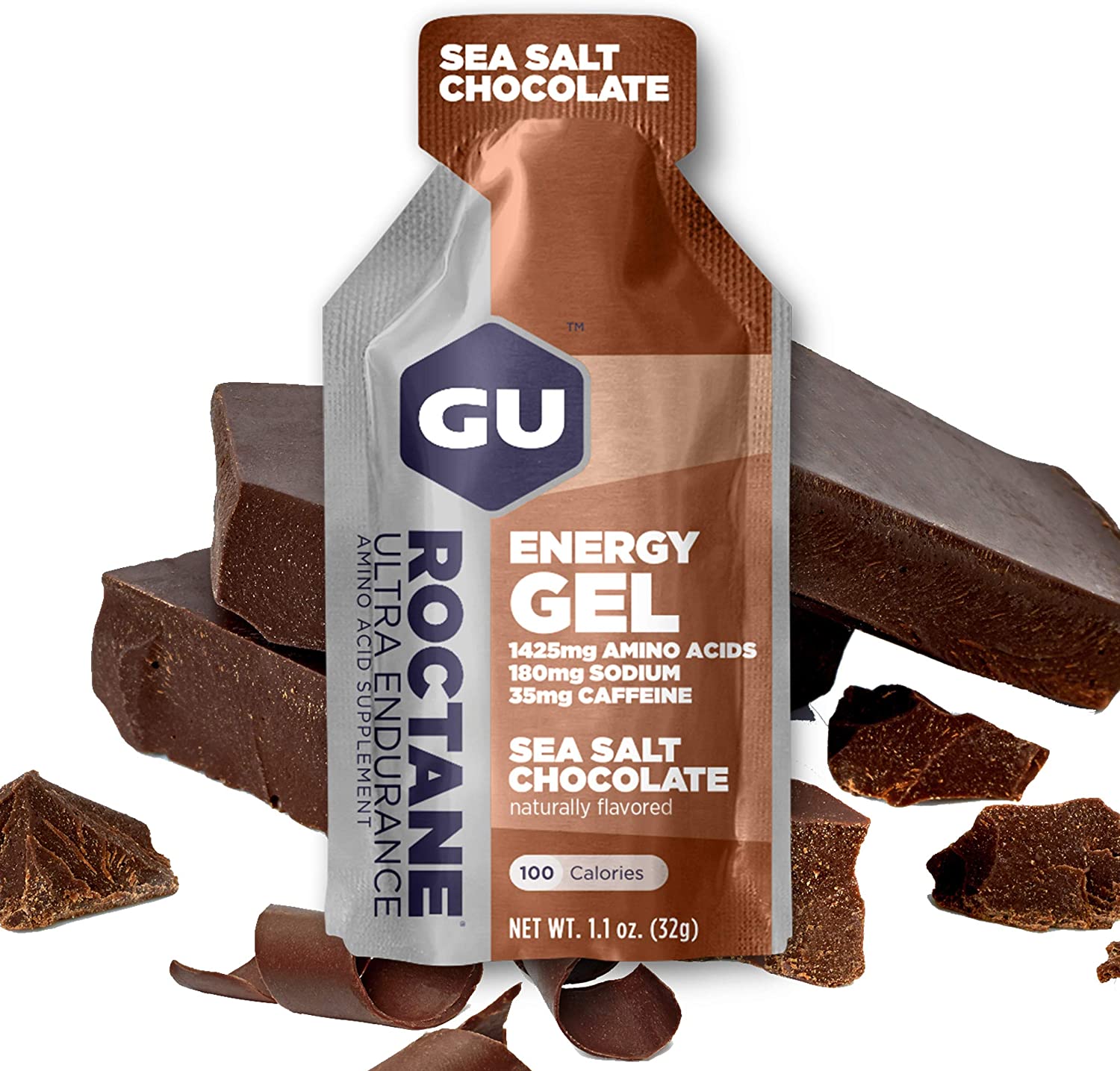 GU ROCTANE GEL-SEA SALT CHOCOL