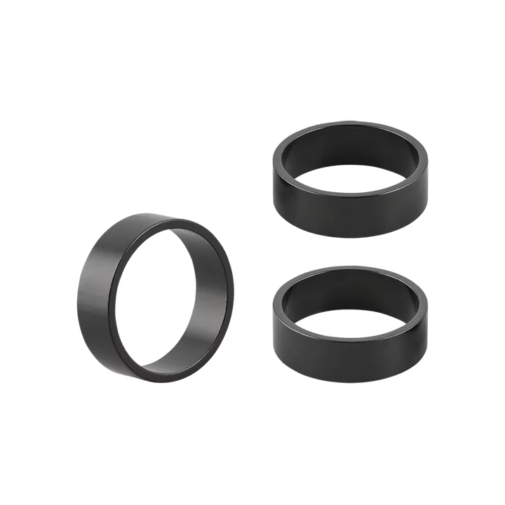 SPACER BONTRAGER HS 1-1/8 10MM BLACK 3PK