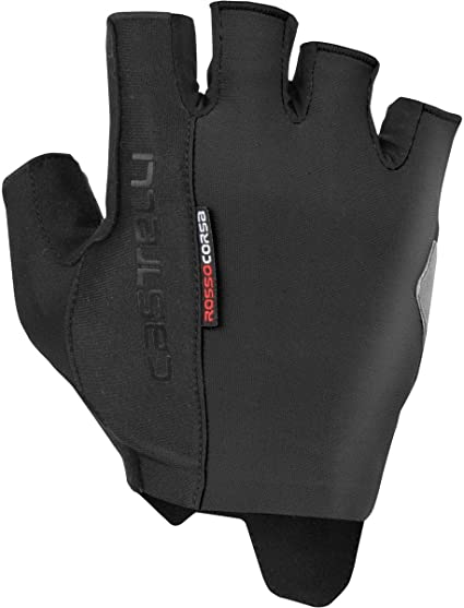 Men Glove Castelli Rosso Corsa Espresso