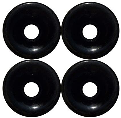 LONG BOARD WHEEL-76 MM  X 1 BLACK