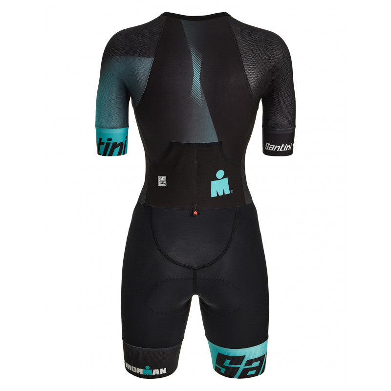 S/S Trisuit for Lady Santini x IRONMAN- ACQUA BLUE